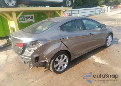 2012 Hyundai Elantra Limited from USA, damaged, VIN 5NPDH4AE7CH122437